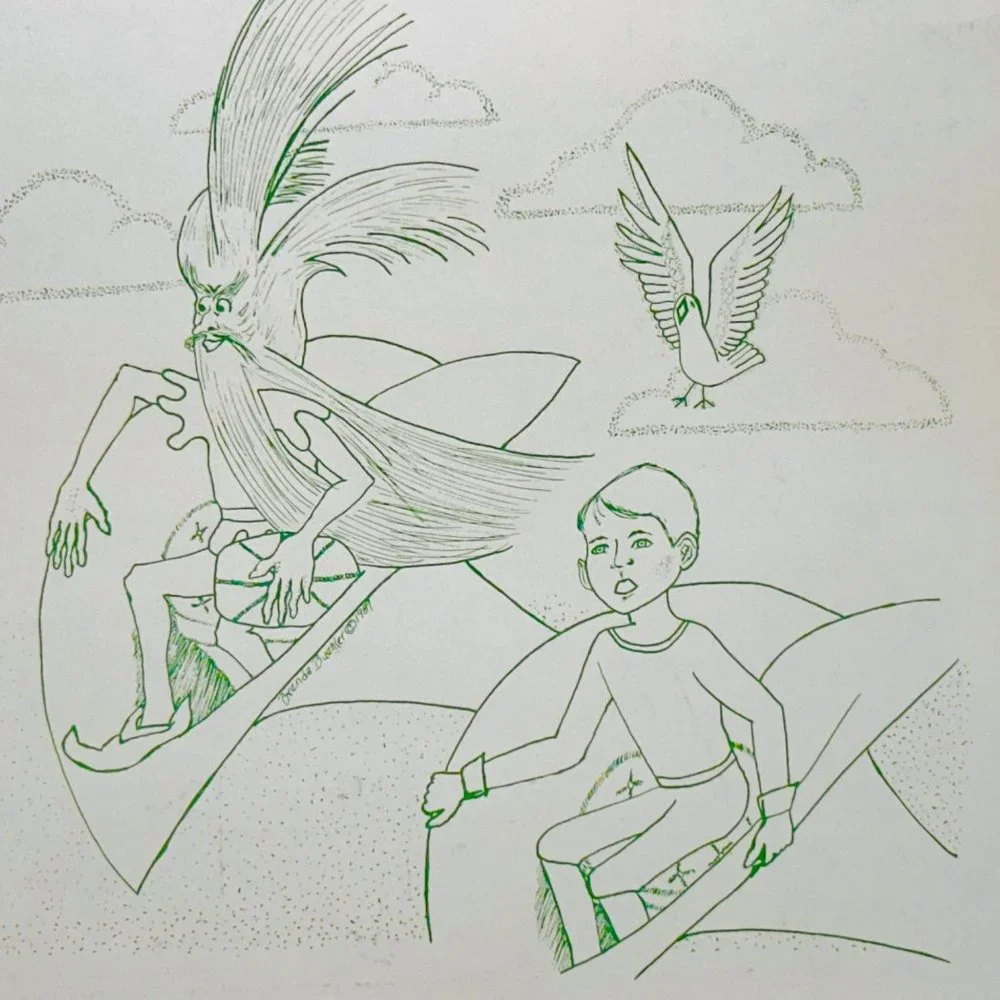 International Oz Club 1990 Calendar w/Artwork - Rare Find